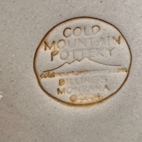 Cold Mountain Pottery "City Brew Coffee Mug 100% Montana" Billings 2004 Handmade - Picture 9 of 12